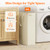 Lifewit 2 Pack Slim Laundry Hamper with Handles, 65L, White
