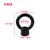 Oedema M8 Stainless Steel 304 Lifting Eye Nut Ring Shaped Eye Bolt 4 Pcs