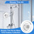 T470 Shower Trim Kit Compatible with Moen Chateau, Chrome Shower Handle Set