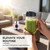 Culinary Chef, 300W Smoothie Maker Blender with 500ml Glass Mason Jar & 600ml BPA-Free Sports Bottle, Personal Smoothie Blender for Smoothies, Shakes, Frozen Fruit & Ice, Pink