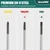 GRENPRO 10-Piece Precision Screwdriver Set, Magnetic Small Screwdrivers with Phillips, Slotted, Torx Star for Eyeglass, Watch, Computer, Laptop, Phone,Green