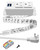 in Drawer Outlet Kit, 2 AC & 2 USB-A Ports, Compact Drawer Charging Station