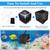 BSTSLL Pond Pump Filter, 7 Inch Anti-Clogging Pond Filter Bag Mesh Water Pump Barrier Bag Outdoor Pond Pump Filter Box Basket