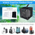 BSTSLL Pond Pump Filter, 7 Inch Anti-Clogging Pond Filter Bag Mesh Water Pump Barrier Bag Outdoor Pond Pump Filter Box Basket