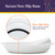 Special Supplies Adaptive Spill-Proof Scoop Plates- Dishes with Wall for Disabled, Handicapped, Elderly Adults with Special Needs from Parkinson's, Arthritis, Dementia, Stroke, Tremors- 2 Pack (White)