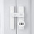 White 180 Degree Barn Door Lock,Mechanical Password Lock