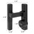 2 Packs Black 90 Degree Barn Door Lock,Mechanical Password Lock