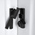 2 Packs Black 90 Degree Barn Door Lock,Mechanical Password Lock