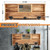 DoubleFill Police Gear Rack Police Vest Hanger, Natural, Lockers