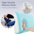 FOUXTEL Extra Large Lumbar Support Pillow for Recliner, 20"x14"x5.5" Back Support Cushions with Back Strap, 100% Foam High Supportive, Durable, Grey