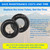 RRQ 4.10/3.50-4 Tube, 4.10/3.50-4 Heavy Duty Tire Inner Tube (2 Pack)