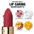 FOCALLURE Metallic Lipstick - Sparkle Glitter Finish, Nude Pink
