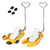 ZZgoog Boot Stretchers for Cowboy Boots,Boot Stretcher,Cowboy Boot Stretcher Shoe Stretcher Wide Feet Women Men Size7-13 (Yellow, 7-13)