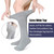 5 Pairs Seamless Sensory Socks Adult Walking Boot Sock Loose Fit Afo on the Calf Fit Orthopedic Boots Opaque