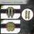 Molle Handcuff Pouch, Handcuff Case for Duty Belt/Tactical Vest, Handcuff Holster with USA Flag Patch Fit ASP Handcuff/Hinged Handcuff/Chain Handcuff/Folding Rigid Handcuff (Army Green)