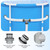 Frienda 1.5" to 1.5" T Joint Pool Hose Connector with 3 Pcs 1.5" Diameter Pump Replacement Hose 59" Long, Pool Hose Adapter and Replacement Accessories Fitting for Filter Pump(Clear White)