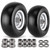 11x4.00-5 Lawn Mower Tires Flat Free, 2 Pack, 3/4" or 5/8" Bearings