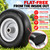 11x4.00-5 Lawn Mower Tires Flat Free, 2 Pack, 3/4" or 5/8" Bearings