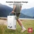 OEVANT Propane Water Heater, 1.58GPM 6L Portable Tankless Water Heater with Handle & Overheating Protection, Propane Gas, Instant Hot Water for RV Camping, Outdoor Shower (WHITE)