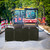 4 Panels Safety Barricade, 7.8FT Removable Foldable Security Gates Barrier with Heavy Duty PVC Frame, Black Color Easier to Identify, Barricade for Indoor and Outdoor Use(Black)