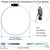 TEXNINC 5Pcs 15.7-Inch/400mm (Diameter) Large Hose Clamps Stainless Steel