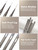 Nail Liner Brush, Fine Line Nail art Brushes 5/9/15/20/25mm Thin Line Nail Brushes Detail Drawing, Liner Brush for Nails Gel with PP Storage Box