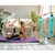 GLANT Gymnastics Bar for Kids with Rings Set, 7 Heights Adjustable Easy Folding Gymnastic Training Bar Kids Monkey Horizontal Bars - Max Load 300LBS