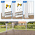 CKE 30 Pack 32" White Round Aluminum Balusters, White Aluminum Spindles with Screws& Conectors for Indoor Outdoor, 3/4" Diameter Hollow Deck Round Balusters for Wood and Composite Deck Balusters