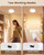 SURAIELEC Rechargeable Ceiling Light with Wall Switch Remote, 6500K 300LM