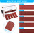 5 Grits Emery Cloth Roll, Multiple Grit Sizes, Abrasive Sandpaper Roll with Dispenser, 150 240 320 400 600 Grit Sandpaper Assortment, Wet Emory Cloths for Wood Furniture Metal Automotive (6Meters)