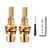 HAUKING Brass 1-001 & 1-002 Ceramic Valve Set, Compatible with Hot & Cold Widespread Cartridge, Brass Construction