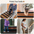 INMOZATA Black Stair Edge Trim, 40FT Self Adhesive Vinyl Stair Nosing