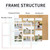 YESKAY 4x6 Picture Frame Collage for Wall Decor, Multiple Photo Collage Frames with Tempered Glass, 7-Opening for 4 x 6 Picture Frames, Rustic White, 1 Pack