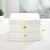Lihou PapaQ White Wooden Double Layer Musical Jewelry Box for Girls and Women,Kid's Jewelry Storage Music Box,Gifts for Christmas,Birthday and all Holidays