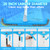 TidyMister 20" 2 in 1 Pool Brush Vacuum Head with Swivel Hose Connection & Sturdy Nylon Bristles for Heavy Duty Inground & Above Ground Pool Cleaning - Fits 1-1/4" or 1-1/2" Hose (No Pole)