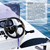 LOSCHEN Boat Steering Wheel Polyurethane Leather with 3/4" Axle Marine Steering Wheel Adapter for Marine Boats,Vessels,Yachts,Pontoons Boat-All Black