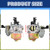 GX240 GX270 Carburetor for Honda GX270 GX240 8HP 9HP Small Engine Carb Replacement 16100-ZE2-W71 1616100-ZH9-820 Carburetor with Air Filter