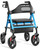 HOMLAND Foldable Rollator Walker for Seniors with Seat, 16" Extra-Wide Seat