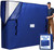 BAGAIL Mattress Bags for Moving, Mattress Covers with Heavy Duty Handles, Reusable Mattress Storage Bag for Moving Supplies(Navy, Cali King)