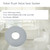 Fit for 9BU064E Toilet Flush Valve Seal Gasket Fit for toto Toilet ST464M 412M 413M 416M Gasket Replacement Silicone Rubbe Material 2Pcs Memiuyelay