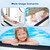 Silicone Sink Splash Guard & Edge Protector, 30 Inch Extra Long Kitchen Sink Splash Guard with Suction Cups, 5° Tilt Water Drip Back Design, DIY Cuttable Fits Any Size Single or Double Sink - Black