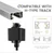 Emliviar 3-Light H-Type Track Pendant Light, Brushed Nickel, DYE286TP-3 BN
