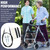 JIANWEI 14Pcs Brake Cable Drive Rollator Replacement Parts, 45" Brake Cable Rollator Walker Parts, Universal Cable Drive Walker Parts for Folding Wheelchair, for Most Brands(Black)