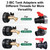 275-330 Gallon IBC Tote Adapter - 3 Sizes IBC Tote Adapter, 2.44" Fine, 2" Fine & 2" Coarse Threads,Brass Hose Faucet, 1/2" Male NPT to 3/4" Male GHT, Ideal for Garden Hose Connection