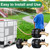 275-330 Gallon IBC Tote Adapter - 3 Sizes IBC Tote Adapter, 2.44" Fine, 2" Fine & 2" Coarse Threads,Brass Hose Faucet, 1/2" Male NPT to 3/4" Male GHT, Ideal for Garden Hose Connection