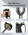 1000W Powerful Immersion Blender Handheld, 2026 New Update Hand Blender with 25-Speed and Heavy-Duty Copper Motor (Silver)