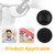 16 Pcs Eyeglass Cleaner Replacement Pads, Eyeglass Cleaning Brush Pad Refills Eyeglass Lens Cleaning Pads Compatible with Peeps CarbonKlean Eyeglass Cleaning Brush Pad for Fingerprint Removal