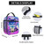 WOEMOZAP Galaxy Fox Insulated Lunch Box,Kawaii Fox Drinking Boba Bubble Tea Kids Lunch Bags For Girls,Reusable Portable Kids Girls School Lunch Box With Detachable Handle