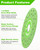 4.5" 3 Pcs Diamond Rock Slab Grinding Disc, Multi-Pore Flat Cutting Blades