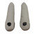 FZJDSD 2pcs Plain Gray Leather Seat Armrest Cover Compatible with Toyota Sequoia 2001 2002 2003 2004 2005 2006 2007